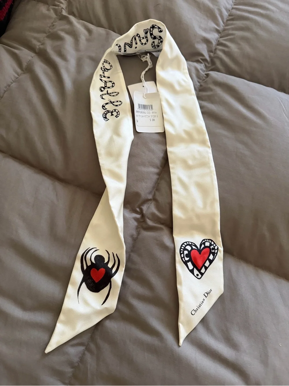 Dior NIKI de SAINT PHALLE Mitzah Spider Silk Twilly Scarf NWT